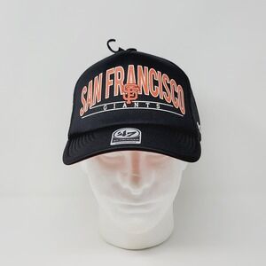 '47 Brand Backhaul Trucker Hat Cap San Francisco Giants Black MLB Snapback